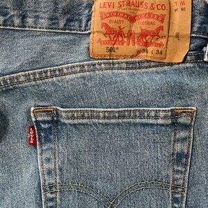 Levi's Light Blue Straight Jeans